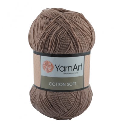 YarnArt Cotton Soft Hnedá 71