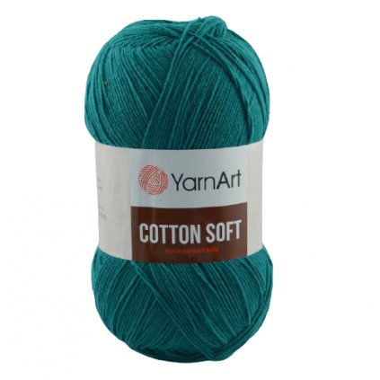 YarnArt Cotton Soft Tmavo tyrkysová 63