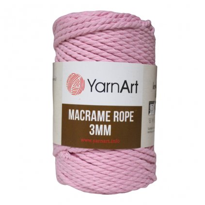 Špagát Macrame Rope 3 MM Púdrová 762