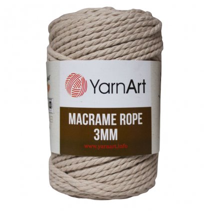 Špagát Macrame Rope 3 MM Béžová 753