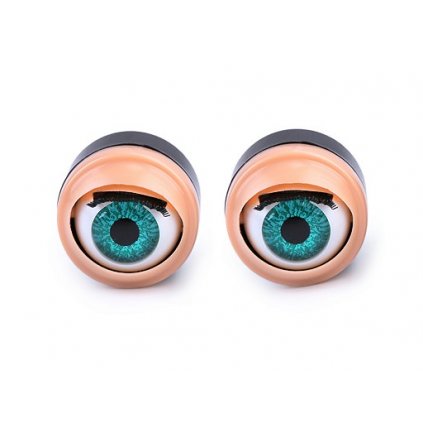 Žmurkajúce oči - Zelenomodré