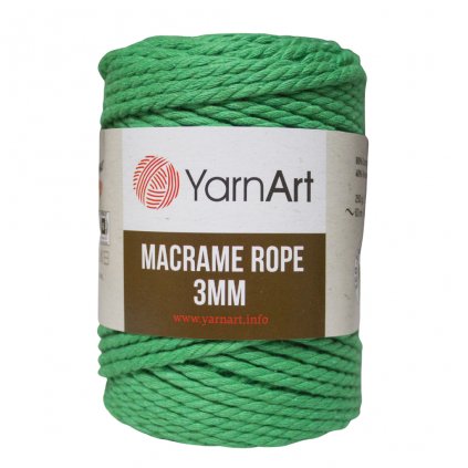 Špagát Macrame Rope 3 MM Zelená 759