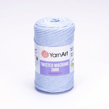 YarnArt Twisted Macrame 250g 3MM - Svetlo modrá 760