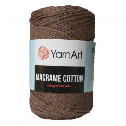 Špagát Macrame Cotton Tmavá hnedá 769
