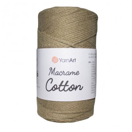 Špagát Macrame Cotton Zelenosivohnedá 793