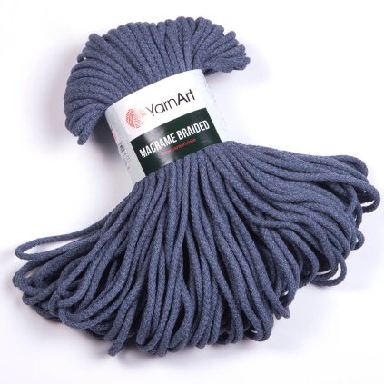 Špagát Macrame Braided Modrá Jeans 761