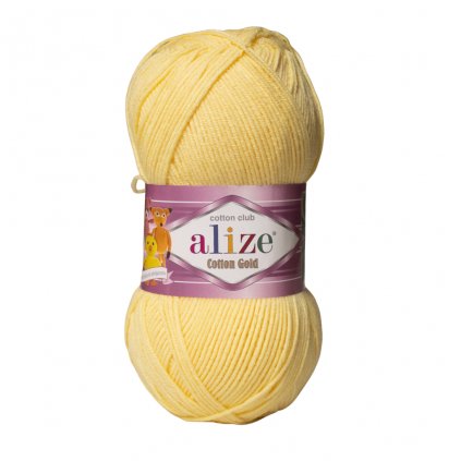 Vlna Alize Cotton Gold Svetlá žltá 187