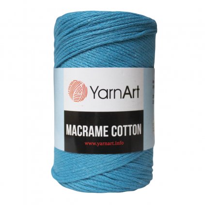 Špagát Macrame Cotton Azúrová 780
