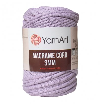 Špagát Macrame Cord 3 MM Svetlo fialová 765