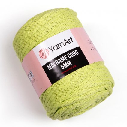 YarnArt Macrame Cord 5 MM Svetlo zelená 755