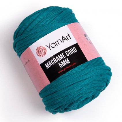 YarnArt Macrame Cord 5 MM Tyrkysová 783