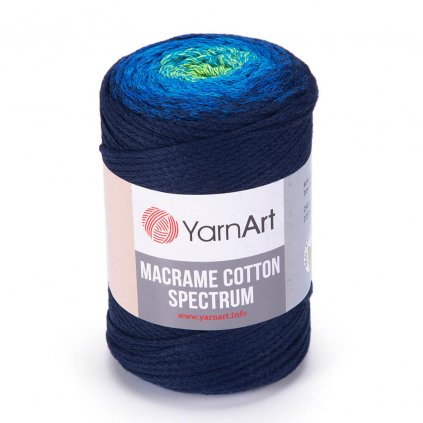 Špagát Macrame Cotton Spectrum Tmavá modrá 1323