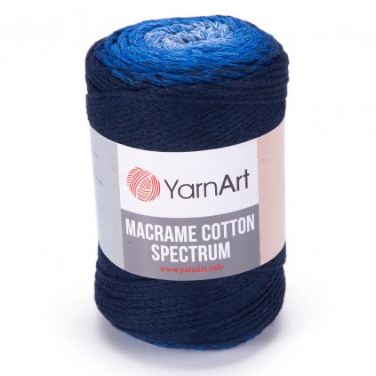 Špagát Macrame Cotton Spectrum Tmavá modrá 1324