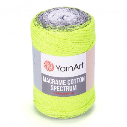 Špagát Macrame Cotton Spectrum Neónovo žltá 1326