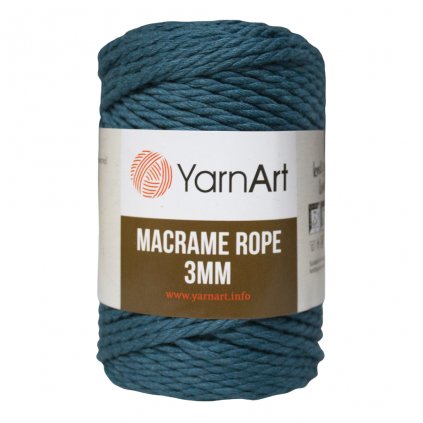 Špagát Macrame Rope 3 MM Petrolejová 789