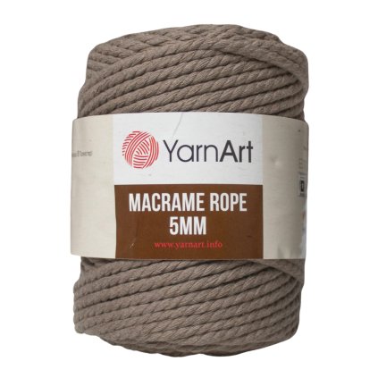 Špagát Macrame Rope 5 MM Hnedá 788