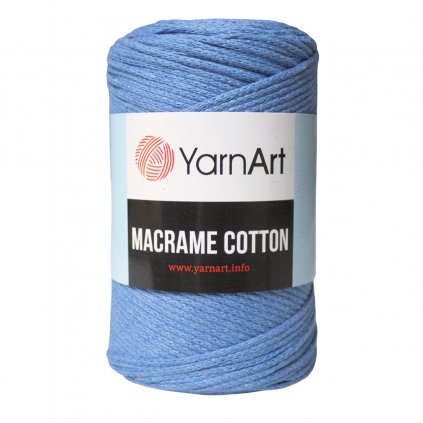 Špagát Macrame Cotton Modrá 786