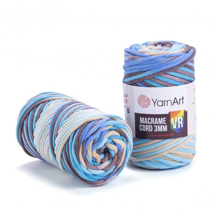 Špagát Macrame Cord 3 MM VR Modrá 921