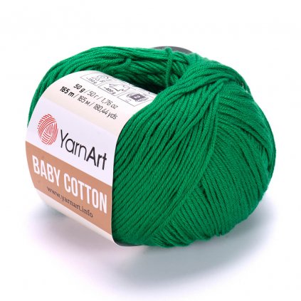 YarnArt Baby Cotton Tmavá zelená 442