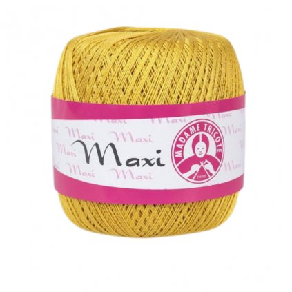 Madame Tricote Paris Maxi Horčicovo-žltá 4940
