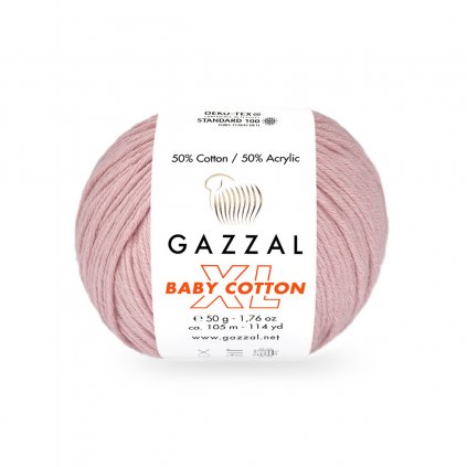 Gazzal Baby Cotton XL Ružová 3444