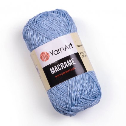 Yarnart Macrame Modrá 133