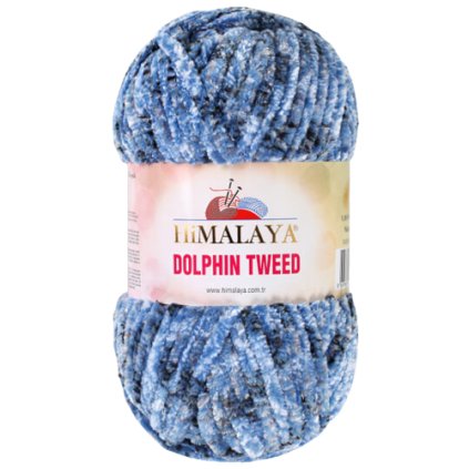 Himalaya Dolphin Tweed Modrá 92012