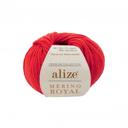 Alize Royal Merino Červená 56