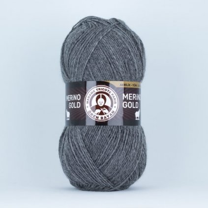 Vlna Merino Gold Sivá 008