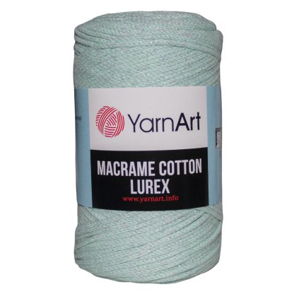 Špagát Macrame Cotton Lurex Modrá 738-2