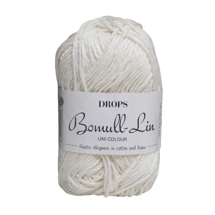 Drops Bomull-Lin Biela 01