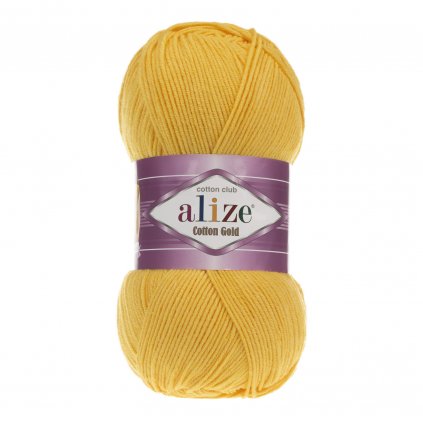 Vlna Alize Cotton Gold Žltá 216