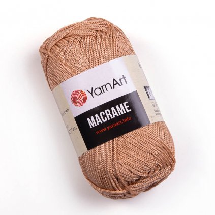 Yarnart Macrame Tmavo béžová 131