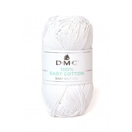 DMC 100% Baby Cotton Biela 762