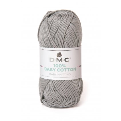 DMC 100% Baby Cotton Sivá 759