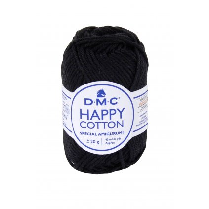 DMC Happy Cotton Čierna 775