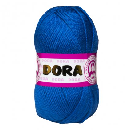 Vlna Dora Stredne modrá 016