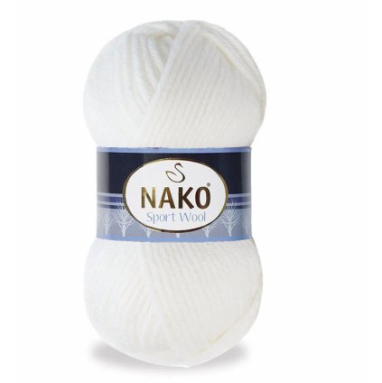 Nako Sport Wool Biela 208