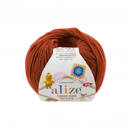 Cotton Gold Hobby New Hrdzavá 36