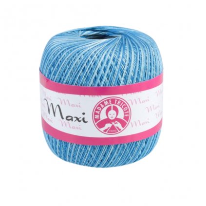 Madame Tricote Paris Maxi melír Modrá 0199