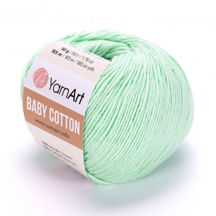 YarnArt Baby Cotton Mentolová 435