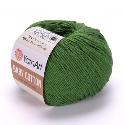 YarnArt Baby Cotton Tmavá zelená 441