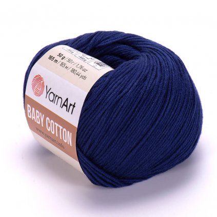 YarnArt Baby Cotton Tmavá modrá 459