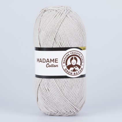 Madame Cotton Svetlá sivá 004