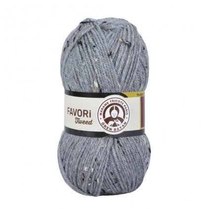 Favori Tweed Sivá 008B