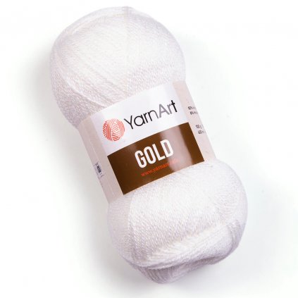 YarnArt Gold Biela 9362