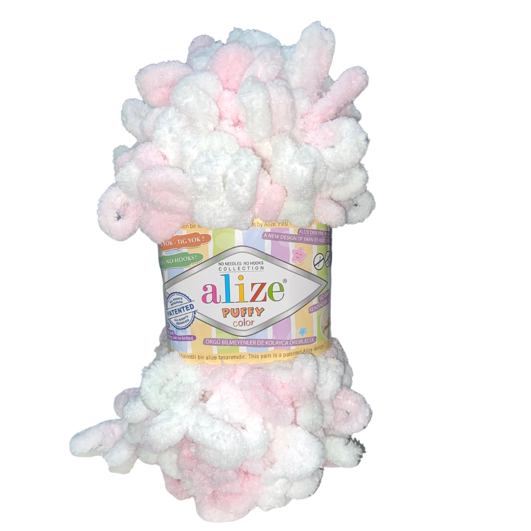 Vlna Alize Puffy Color pestrobarevná 6052