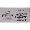 Špagát Macrame Cotton Lurex Fialová 734