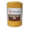 Špagát Macrame Rope 3 MM Žltá 764