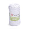 Macrame Twisted  3MM Lurex Biela 751